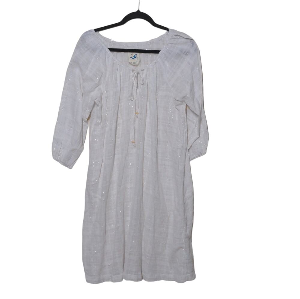 Anthropologie Mermaid White Coastland Cover Up Tunic/Dress – Size S